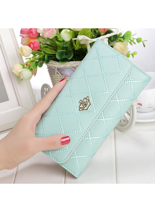 أوتاد محفظة جلدية متعددة الوظائف اخضر فاتح - Image 3